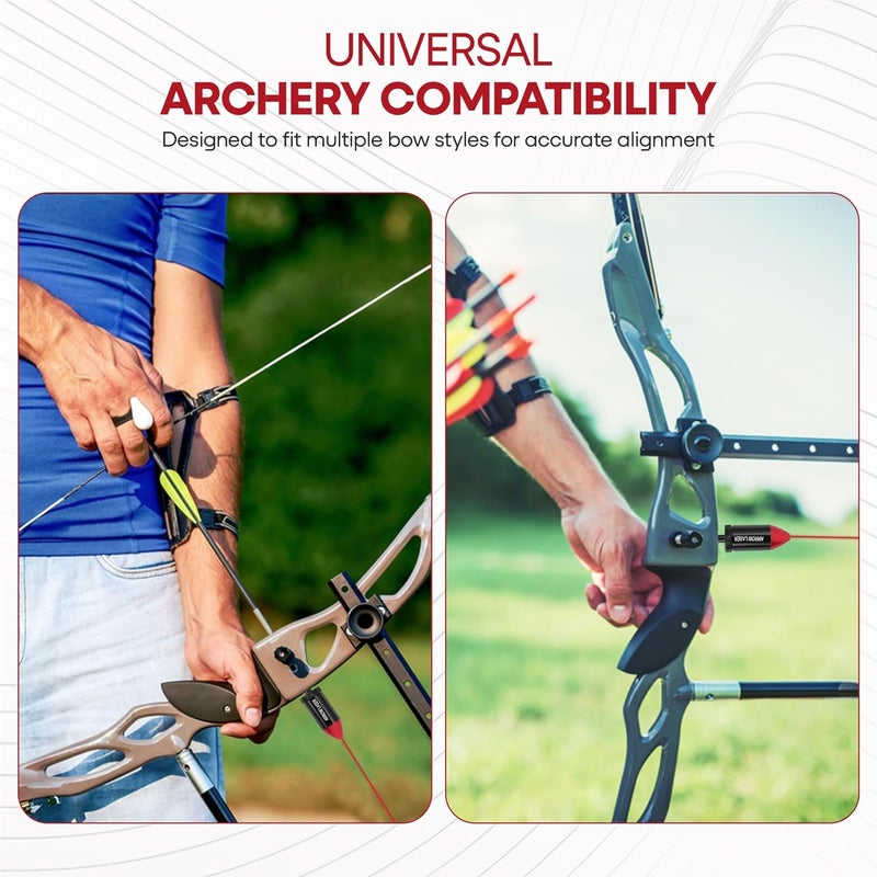 Gotical Arrow Laser Sight Tactical Archery Bore Sight Red Dot Laser for Compound Bow Crossbow Boresighter Sight Tool for Target - Image 5